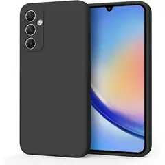 GENERICO - Case Protector para Samsung A34 Silicona Negro