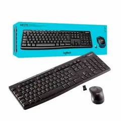 LOGITECH - TECLADO LOGITECH Y MOUSE MK270 WIRELESS USB BLACK