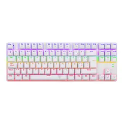 T DAGGER - T-Dagger - Teclado Bora TGK313 TKL Rainbow Spa Switch Red - Blanco