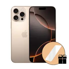 APPLE - IPHONE 16 PRO MAX 256GB CHIP FISICO - DESERT + MICA DE PANTALLA