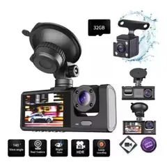 U BUY - Dashcam Hd 1080p De 170° Para Automóvil 2 Camaras