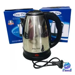 GENERICO - Hervidor Jarra De Agua Electrico 2 Litros Acero Inoxidable