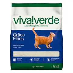 VIVA VERDE - Arena Higiénica para Gatos de Granos Finos 10kg