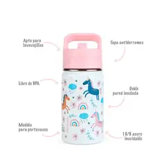 TENAYA - TOMATODO ROSADO INFANTIL DE 360 ML