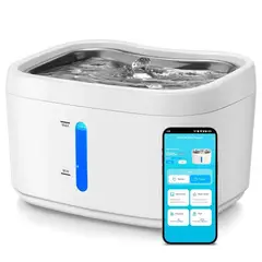 AMICATS - Fuente de Agua Inteligente para Mascotas 2,5L