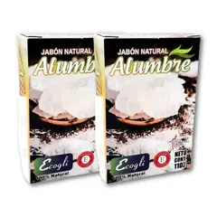 GENERICO - 2 Jabón de Alumbre Natural 220g