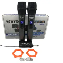 GENERICO - Micrófonos karaoke Inalámbricos Doble Wvngr pantalla Wg-22