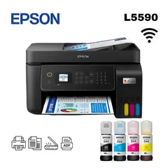 EPSON - Impresora L5590 Multifun EcoTank Impri Escan Copia Fax USB Wi-Fi