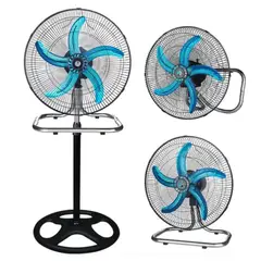 GENERICO - VENTILADOR 3 EN 1 18"-PIE PARED Y MESA