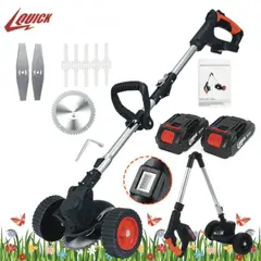 QUICK - Cortador Césped Inalámbrico Cepillo Para Cortacésped