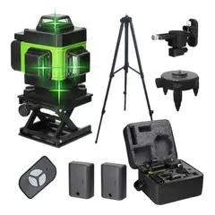 QUICK - Nivel Láser Multifuncion 16 Líneas Profesional Trípode Base