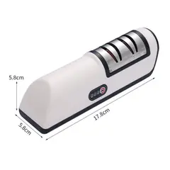 GENERICO - Afilador de cuchillos inalámbrico recargable por USB con 3 velocidades