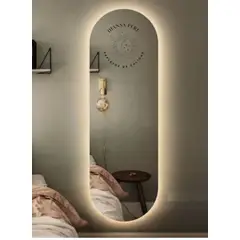 GENERICO - Espejo Cuerpo Entero Táctil Con Iluminación Led 160 x 60cm