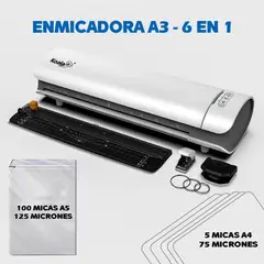 KOALA - Enmicadora A3 Modelo 6 en 1 + 100 Micas A5