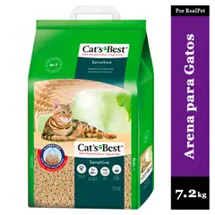 CATS BEST - Arena para Gatos Sensitive 7.20 kg