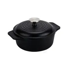 VICTORIA - OLLA DE HIERRO FUNDIDO 2QT HORNO HOLANDES CON TAPA 1.9 LT