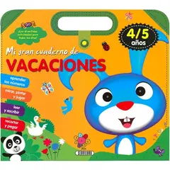 GENERICO - Libro infantil MI GRAN CUADERNO DE VACACIONES - 4- 5 AÑOS