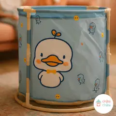 CHIBI CHIBI - Tina Redonda - celeste - pato