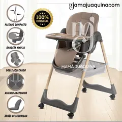 BABY - Silla de Comer Plegable «ALAI» Beige