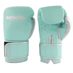 MAKOTO - GUANTES DE BOXEO BASIC TURQUESAPLATA 12OZ