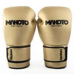 MAKOTO - GUANTES DE BOXEO BASIC DORADO 12OZ