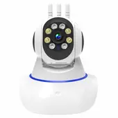 SEISA - Cámara de Seguridad Wifi IP 360° Intercomunicador de Voz Alarma IPC-I102
