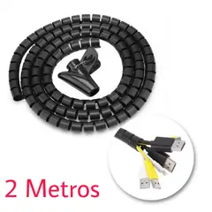 GENERICO - Organizador de Cables en Espiral TV y Ordenador