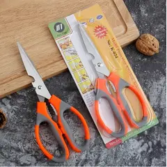 GENERICO - Tijera Practico de Cocina en Color Naranja