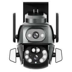 SEISA - Camara De Vigilancia PTZ - Wifi Exteriores - Doble Camara fullHD