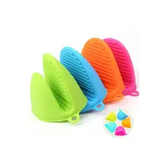 GENERICO - Pack x4 Guantes Para Horno De Silicona Manoplas Para Cocina