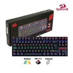 REDRAGON - Teclado KUMARA Rainbow Spanish K552-KR-SP BLACK