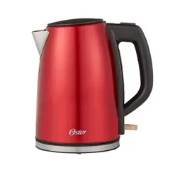 OSTER - Hervidor Eléctrico Acero Inox 1.7 litros Rojo BVSTKT673CR