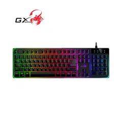 GENIUS GX - Teclado Gamer Scorpion K8 RGB - Teclas Programables - Negro
