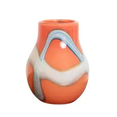 PANADECOR - Florero 19cm de Vidrio Estilo Murano Konceptos