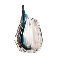 PANADECOR - Florero 29cm de Vidrio Estilo Murano Konceptos