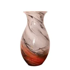 PANADECOR - Florero 36cm de Vidrio Estilo Murano Konceptos