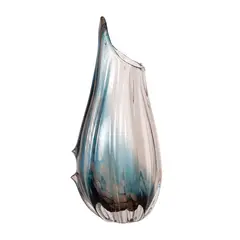 PANADECOR - Florero 41cm de Vidrio Estilo Murano Konceptos