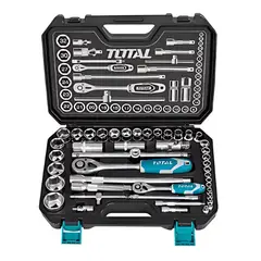 TOTAL TOOLS - Kit Total Tht421441 44 Piezas En Maletín - Herramientas