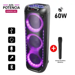 NEX - Parlante Bluetooth 8”x3 AIOMFRL8X3 60W + Micrófono
