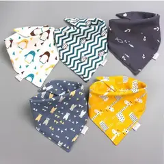 GENERICO - Babero tipo bandana para bebes