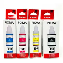 CANON - Kit 4 Tintas Original Gi-190 G1100 G2100 G3100 G4100