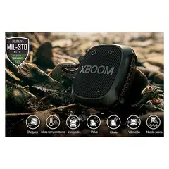 LG - Parlante XBOOM Go XG2TBK 5W Bluetooth Certificación Militar - NEGRO