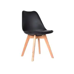 TU MESITA - Silla de Comedor Moderna Asgar color Negro