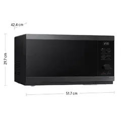 SAMSUNG - Microondas 32L Acero Inoxidable Negro - MS32DG4504AGPE