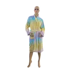 GENERICO - Bata de baño Toalla suave con bolsillo - Multicolor