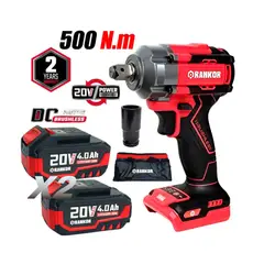 RANKOR - LLAVE DE IMPACTO 1 / 2 RLIW20002 20V 500NM 2BAT X 4AH BRUSHLESS
