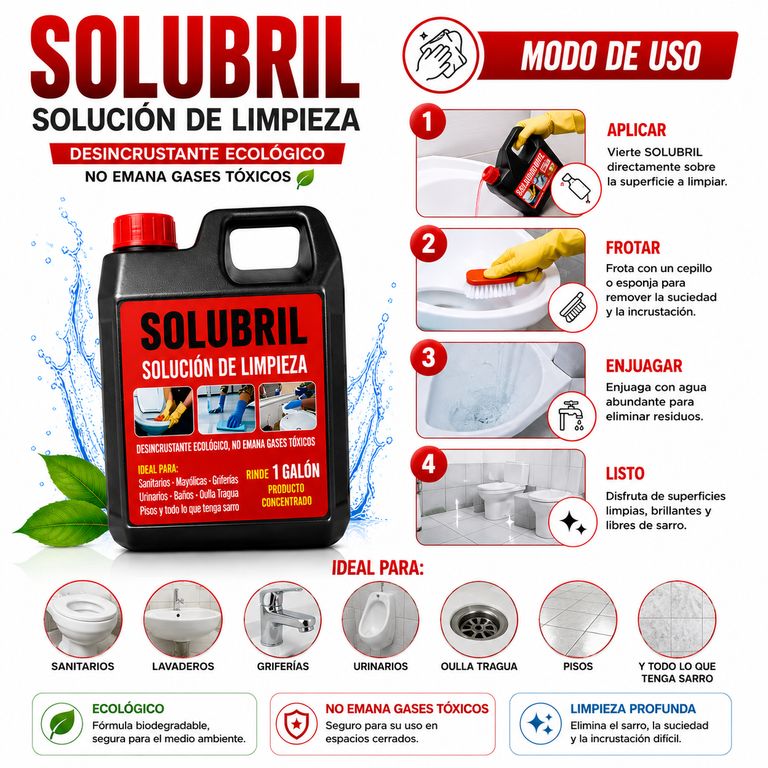 LIMPIEZA PROFUNDA DE MAYOLICAS - SOLUBRIL