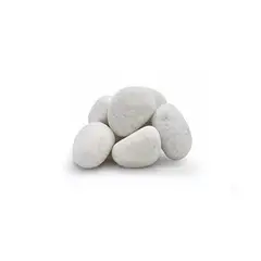 GENERICO - PIEDRA CANTO RODADO 1 PULGADA BLANCO BOLSA 5KG