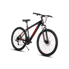 BEST - Bicicleta Bestia Aro 29 Aluminio 21V Negro-rojo