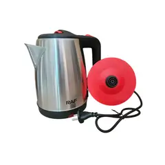 RAFF - HERVIDOR ELÉCTRICO DE ACERO INOXIDABLE 2000 W Y 2 L PLATEADO